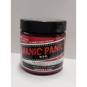 MANIC PANIC Vampire's Kiss Hair Dye 4 oz Semi Permanent Hair Color Cream Red